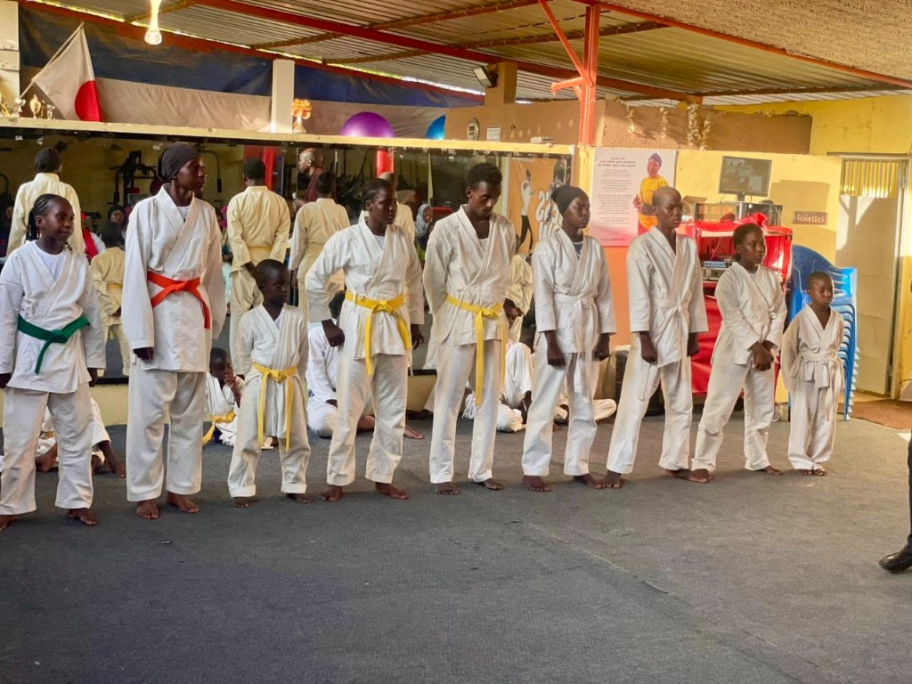 Entraînement des karatékas KEB'SPORT